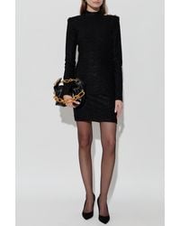 Balmain - Top With Decorative Buttons On The Shoulder - Lyst