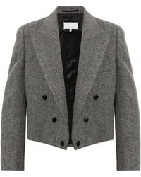 Maison Margiela - Wool Herringbone Blazer - Lyst