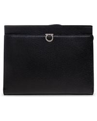 Ferragamo - Leather Handbag - Lyst
