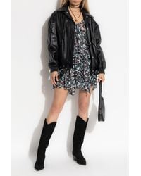 IRO - Leather Jacket "Manka" - Lyst