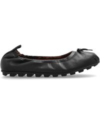 Hogan - Olympia' Leather Ballerinas - Lyst
