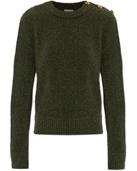 Bottega Veneta - Sweater With Wool Trim - Lyst