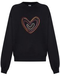 Paul Smith - Sweatshirt With A Colorfully Embroidered Pattern - Lyst