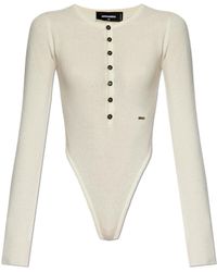 DSquared² - Bodysuit With Logo Application - Lyst