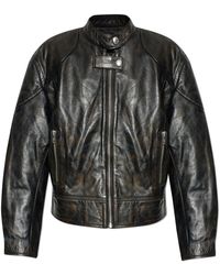 Stand Studio - Leather Jacket 'Alita' - Lyst