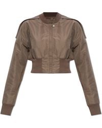 Rick Owens - 'collage' Cropped Bomber Jacket, - Lyst