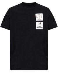 Iceberg - T-Shirt With Patches - Lyst