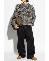 Lemaire - Sweater With Decorative Knit, - Lyst