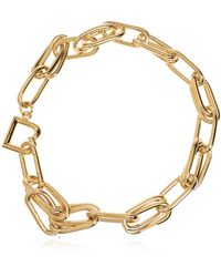 Balenciaga - Brass Necklace - Lyst