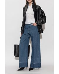 Givenchy - Leather Jacket With Stand-Up Collar - Lyst