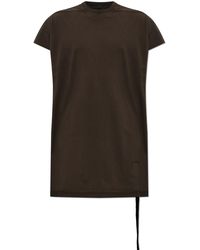 Rick Owens - T-Shirt With A Decorative Stripe - Lyst