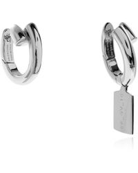 Balenciaga - Brass Earrings With An Asymmetrical Shape - Lyst
