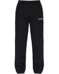 Burberry - Sweatpants With Cuffed Legs - Lyst