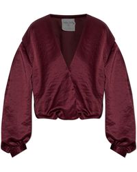 forte_forte - Top With A V-Neckline - Lyst