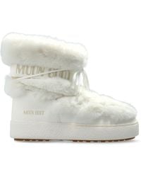 Moon Boot - Snow Boots Mb Ltrack Faux Fur Wp - Lyst