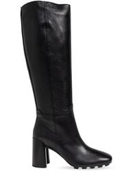 Hogan - Leather Heeled Boots - Lyst