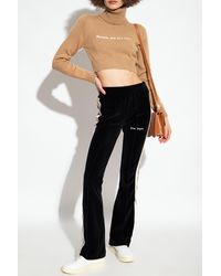 Palm Angels - Cropped Turtleneck Sweater - Lyst