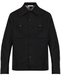Givenchy - Cotton Jacket With Logo Patch - Lyst