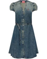 DIESEL - Denim Dress 'De-Ollish-D' - Lyst