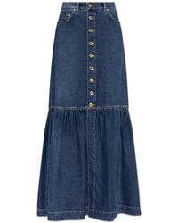 Dolce & Gabbana - Denim Skirt - Lyst