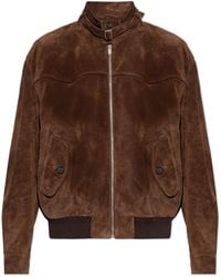 McQueen - Suede Jacket - Lyst