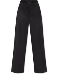 MM6 by Maison Martin Margiela - Trousers With Wide Legs - Lyst