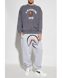 A Bathing Ape - Sweatshirt With Logo - Lyst
