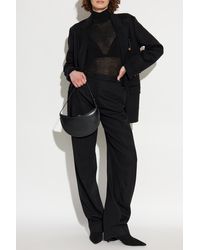 Versace - Short Double-Breasted Coat - Lyst