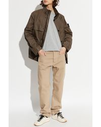 Stone Island - Jeans With Logo Patch - Lyst