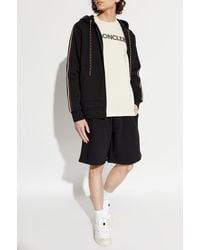 Moncler - Shorts With Logo Patch - Lyst