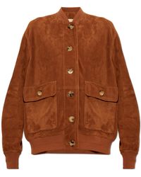 Valentino Garavani - Suede Jacket - Lyst