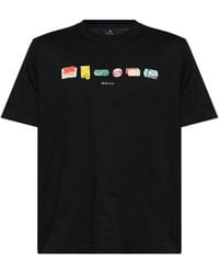 Paul Smith - T-Shirt With Colourful Print - Lyst