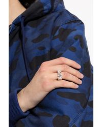A Bathing Ape - Ring With Logo - Lyst