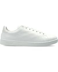 Burberry - Leather Sports Shoes - Lyst