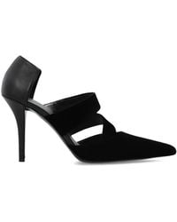 Balmain - Leather Heeled Shoes - Lyst