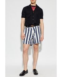 Versace - T-Shirt With A Striped Pattern - Lyst