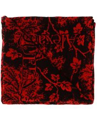 Alexander McQueen Logo Towel - Red