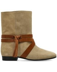 Isabel Marant - Suede Ankle Boots "Rejen" - Lyst
