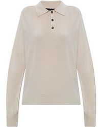DSquared² - Wool Long-Sleeve Polo - Lyst