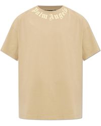 Palm Angels - Cotton T-Shirt With Printed Logo - Lyst