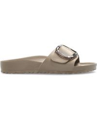 Birkenstock - "Madrid Big Buckle Eva" Slides - Lyst