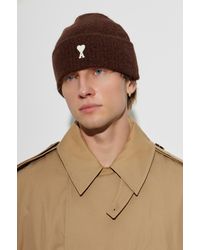 Ami Paris - Cap With Embroidered Logo - Lyst