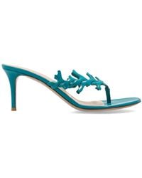Gianvito Rossi - Heeled Mules 'Ocean Thong' - Lyst
