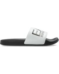 EA7 - Rubber Flip-Flops - Lyst
