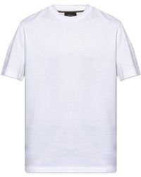 Brioni - Cotton T-Shirt With Logo - Lyst