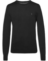 AllSaints - 'Mode' Logo-Embroidered Sweater - Lyst