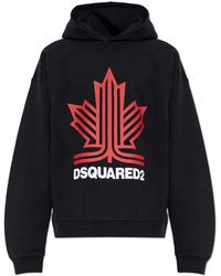 DSquared² - Cotton Hoodie - Lyst