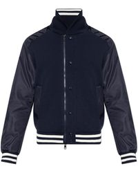Moncler - Cardigan Made From Mixed Fabrics - Lyst