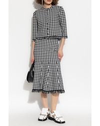 McQueen - Patterned Cardigan - Lyst