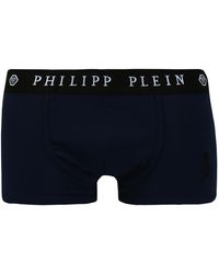 Philipp Plein Skull-embroidered Boxers - Black